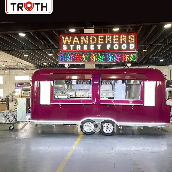 Truth SMA-5500 Mobile Coffee Trailer vellykket levert for tilpasset klientbruk