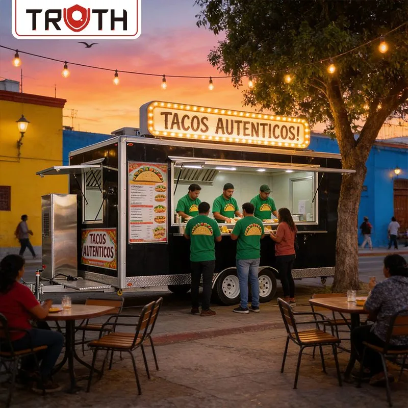 Konsesjon Food Trailer Mobil Tacos Cart