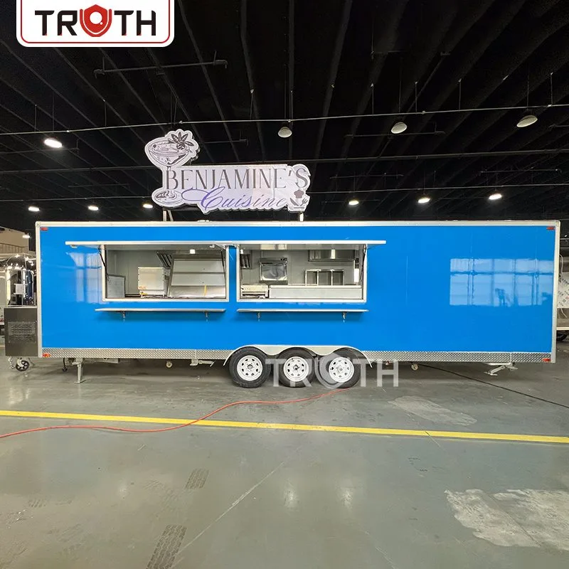 Food Truck Trailer med toalett fullt utstyrt