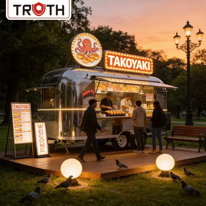 Fullt utstyrt Taco Trailers Mobilt kjøkken