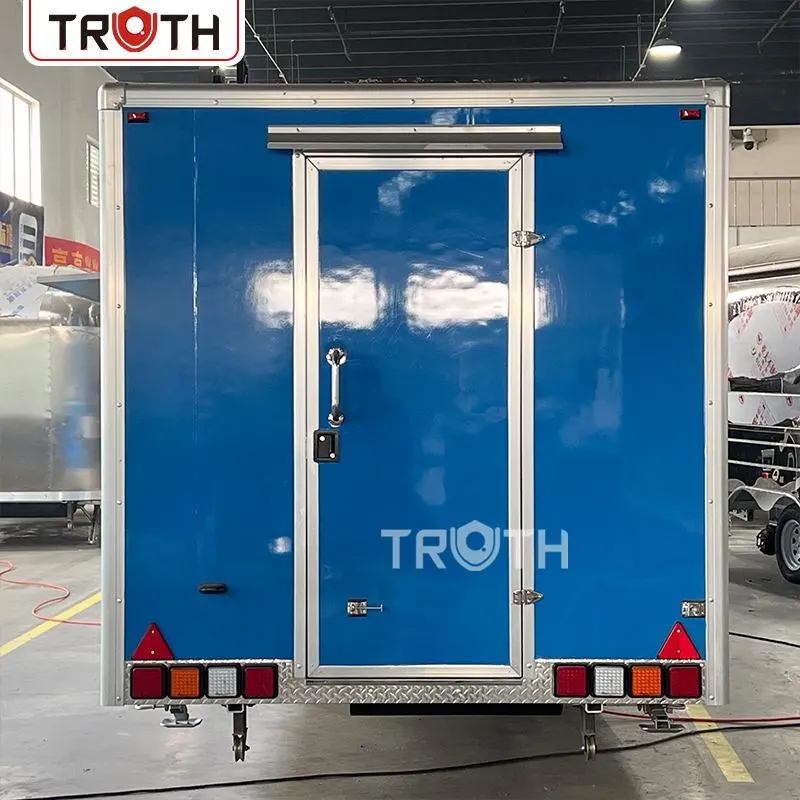 Food Truck Trailer With Toilet Fully Equipped