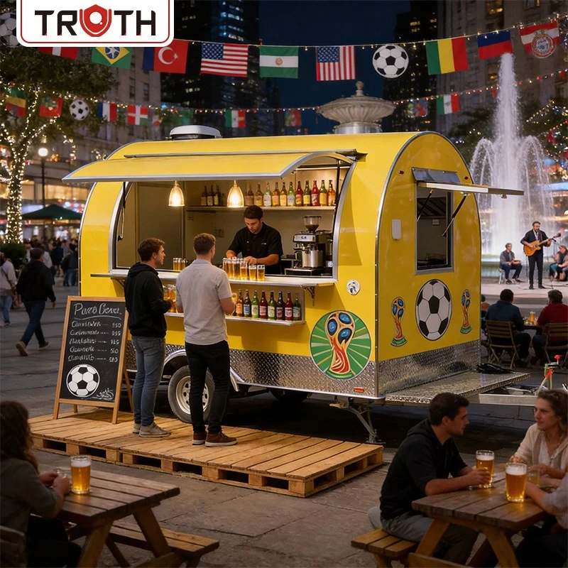 Mobile Bar Food Cart Trailere