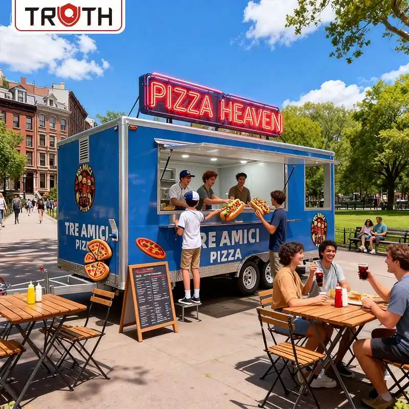 Mobil Konsesjon Pizza Mat Trailer