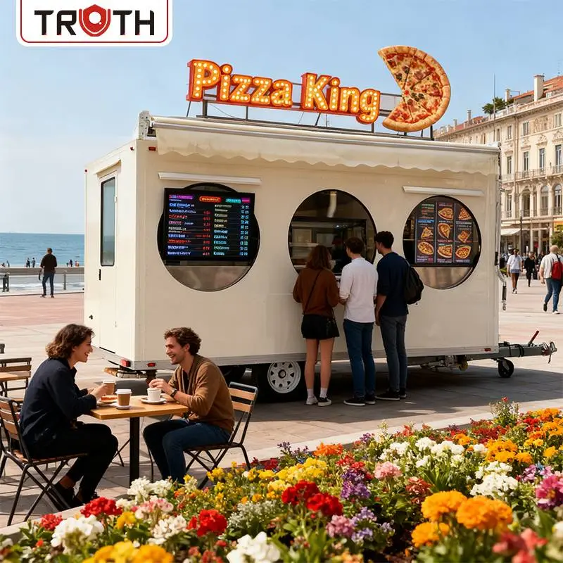 Pizza Fast Food Truck med komplett kjøkken