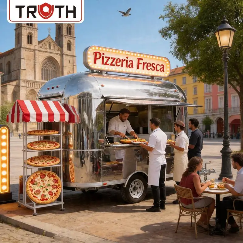 Mobil Kjøkken Pizza Konsesjon Mat Trailer