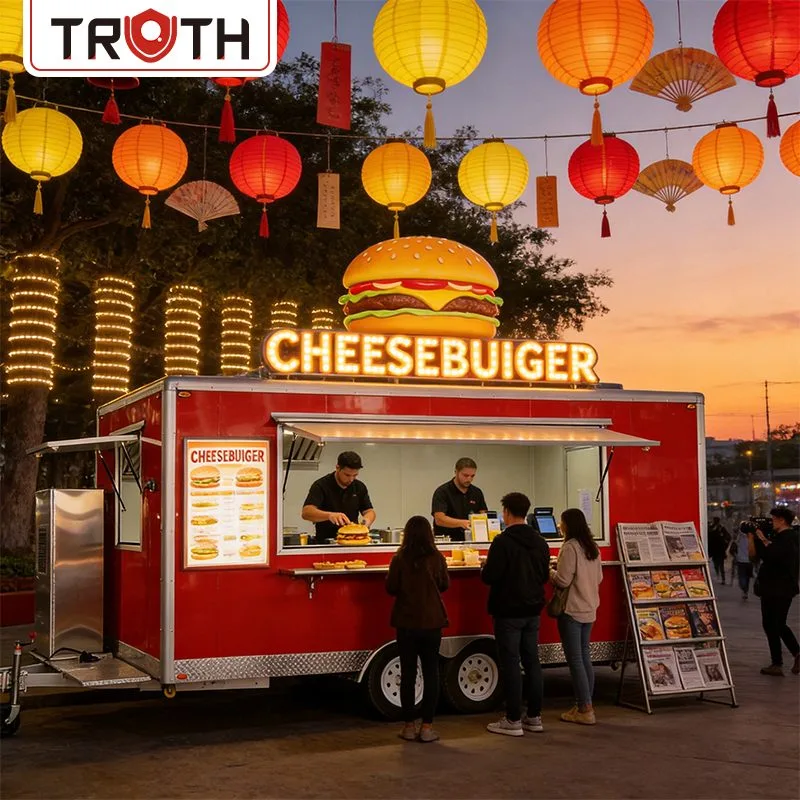 Taco Cart Konsesjon Mobil Food Truck